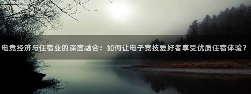 MK电竞官网：电竞经济与住宿业的深度融合：如何让电子竞技爱好者享受优质住宿体验？
